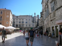 Sie die Haupteinkaufsstraße in Split.